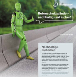 Titelseite Flyer zur Nachhaltigkeit, 2022